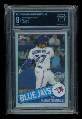 2020 Topps Chrome ’85 Topps Vladimir Guerrero Jr. #85TC-6 Baseball Arena Club 9 - Baseball Card Single