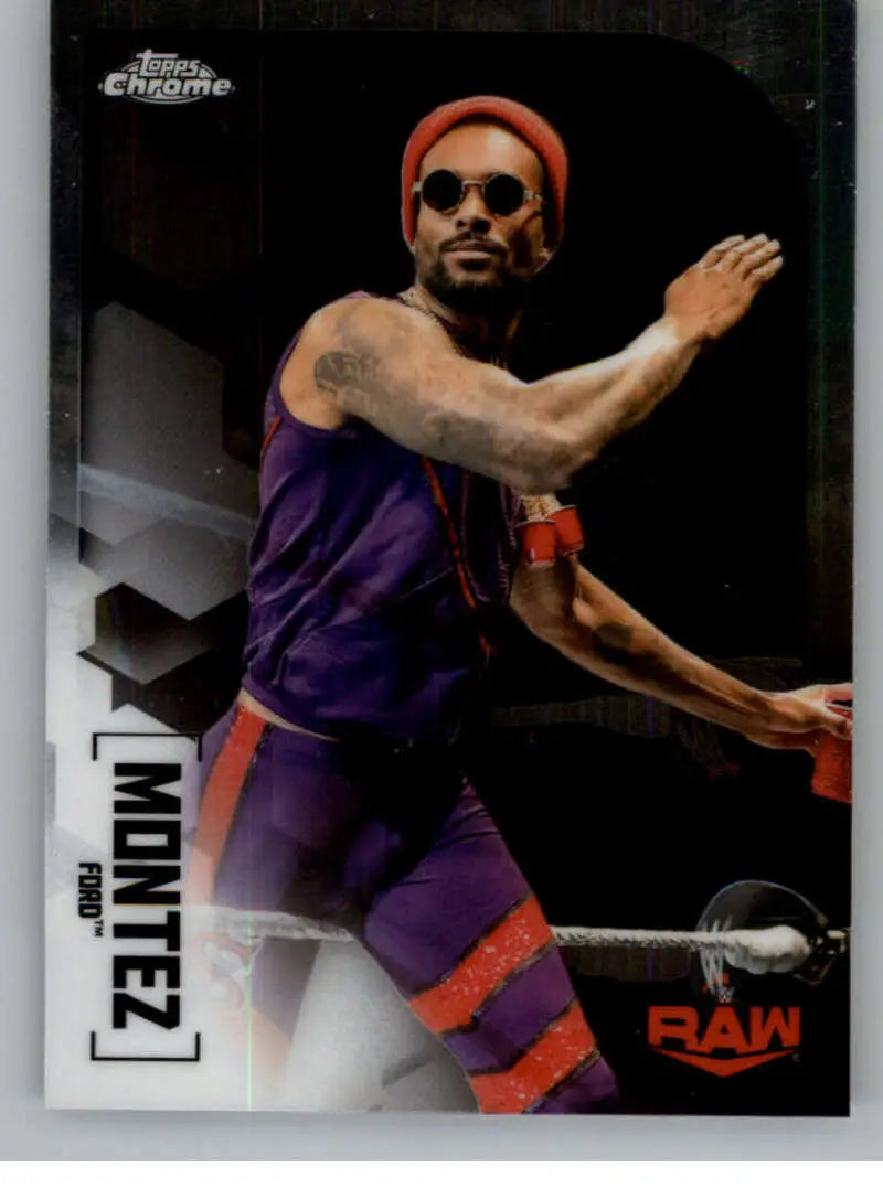 2020 Topps Chrome #89 Montez Ford NM-MT Wrestling Card - Wrestling Card Single