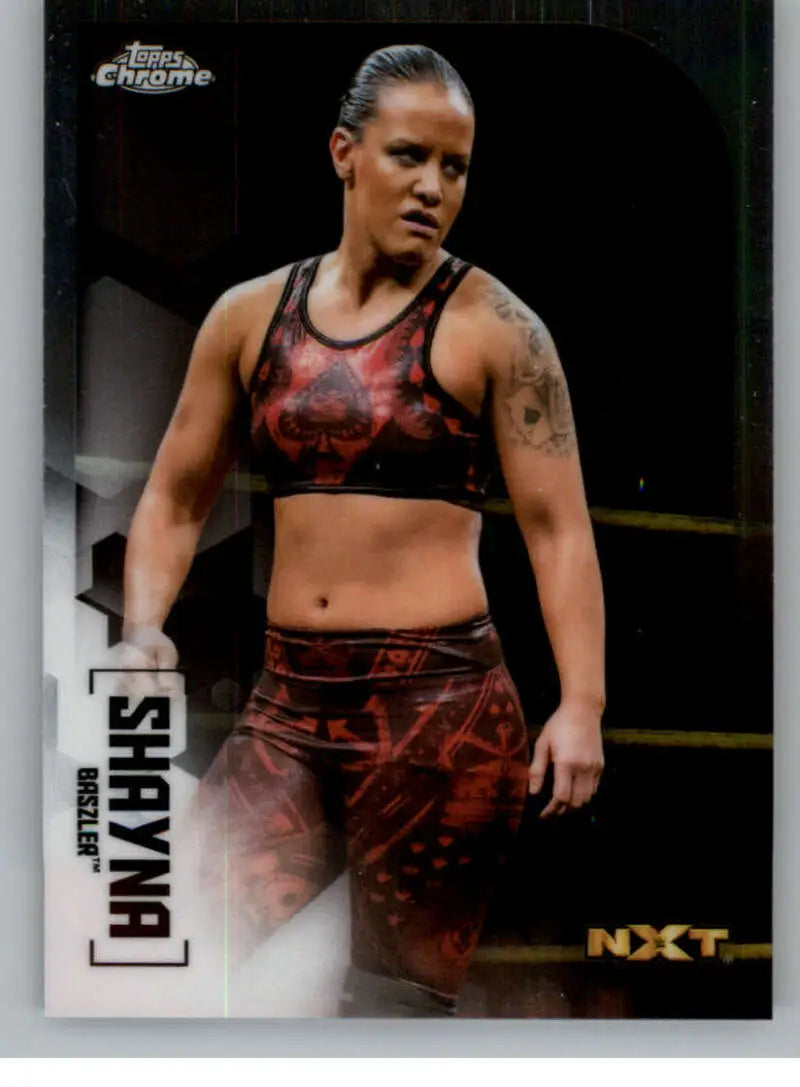 2020 Topps Chrome #91 Shayna Baszler NM-MT Wrestling Card - Wrestling Card Single