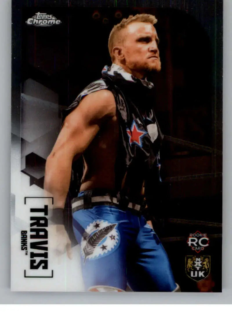 2020 Topps Chrome #99 Travis Banks NM-MT Wrestling Card