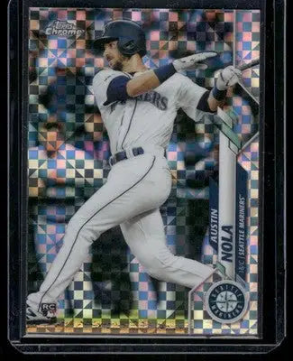 2020 Topps Chrome Austin Nola #T1 Refractor RC Baseball - Baseball Card Single