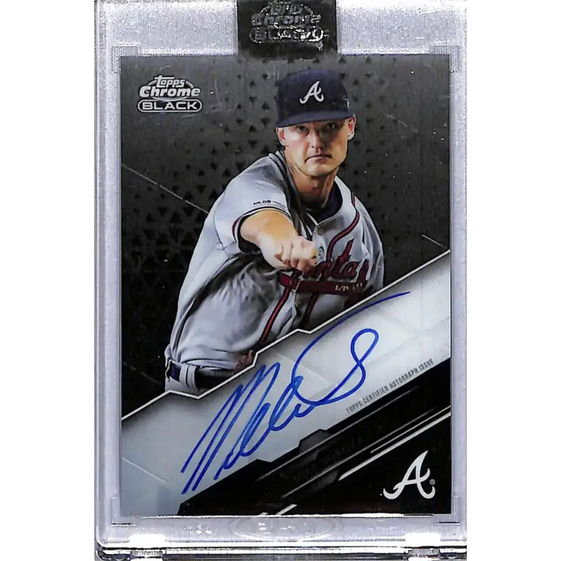 2020 Topps Chrome Black #CBA-SOR Mike Soroka NM-MT Auto Atlanta Braves - Baseball Card Single