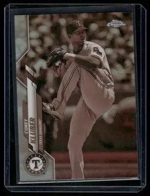 2020 Topps Chrome Corey Kluber #41 Refractor / Baseball - Baseball Card Single