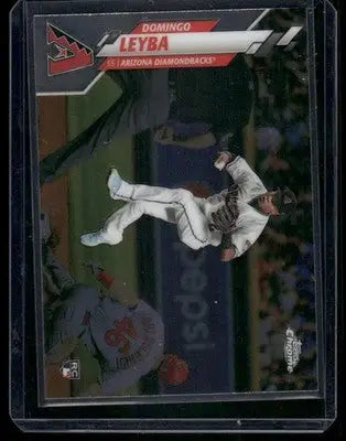 2020 Topps Chrome Domingo Leyba #10 RC Baseball - Baseball Card Single