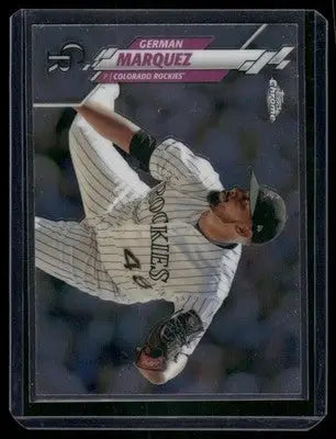 2020 Topps Chrome German Marquez #179 1/3 Baseball - Baseball Card Single