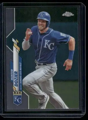 2020 Topps Chrome Hunter Dozier #63 Baseball - Baseball Card Single