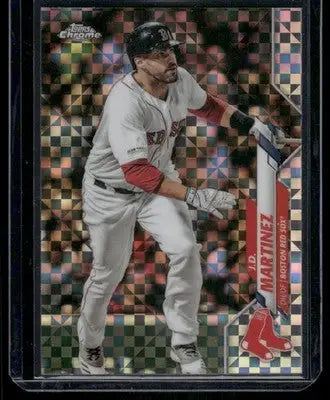 2020 Topps Chrome J.D. Martinez #189 Refractor Baseball - Baseball Card Single
