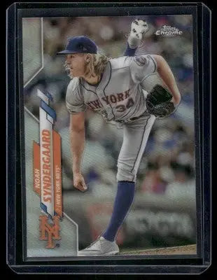 2020 Topps Chrome Noah Syndergaard #58 Baseball - Baseball Card Single
