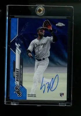 2020 Topps Chrome Rookie Autographs Luis Robert #RA-LR Autograph 140/150 RC - Baseball Card Single