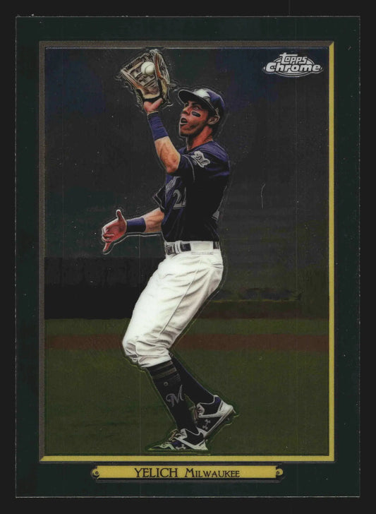 2020 Topps Chrome Turkey Red #TRC-51 Christian Yelich Brewers - Baseball Card Single