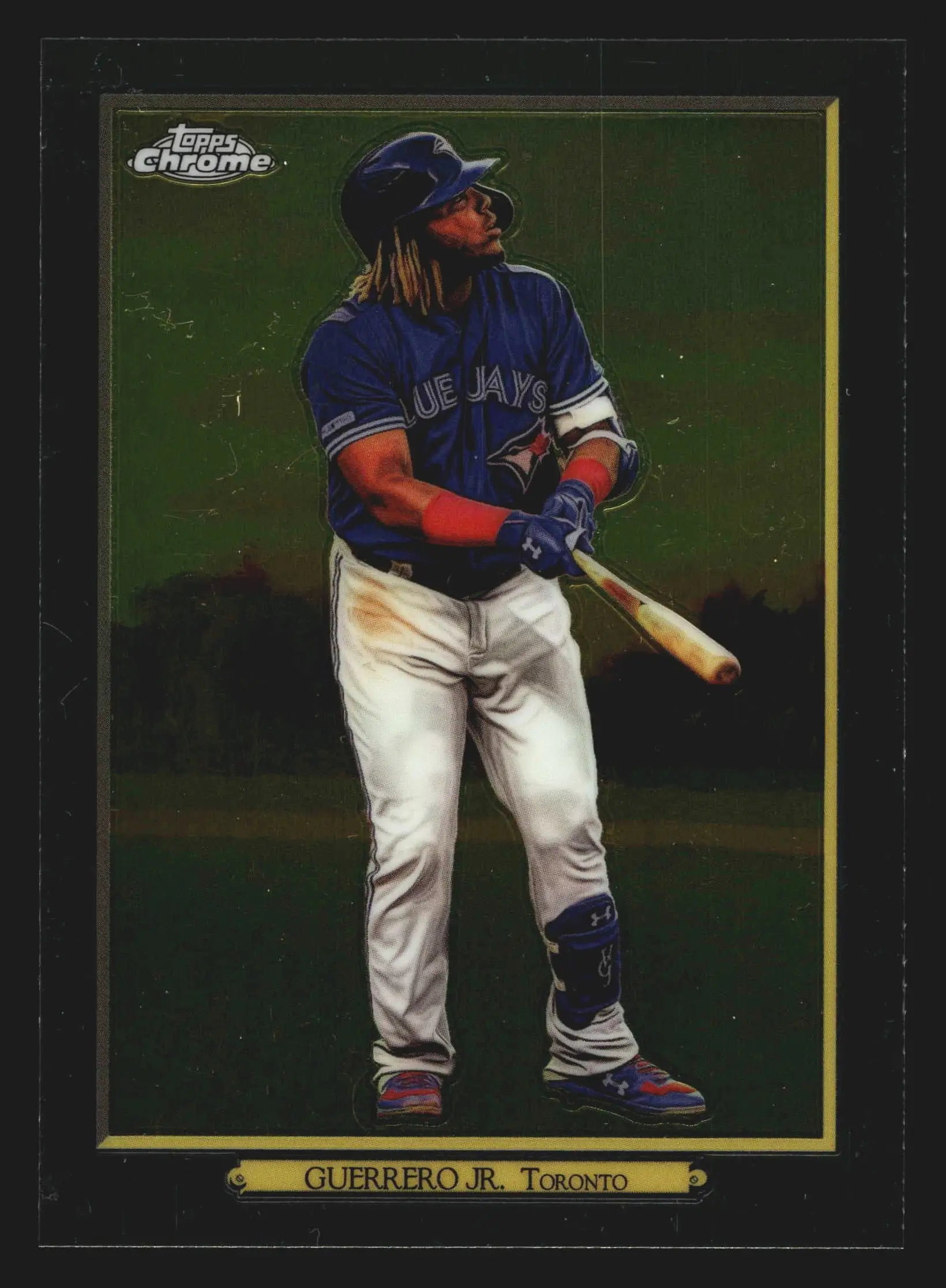 2020 Topps Chrome Turkey Red #TRC-91 Vladimir Guerrero Jr Toronto Blue Jays - Baseball Card Single