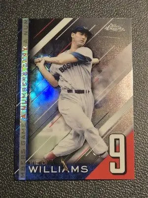 2020 Topps Chrome Update #NGC-14 Ted Williams A Numbers Game - Baseball Card Single