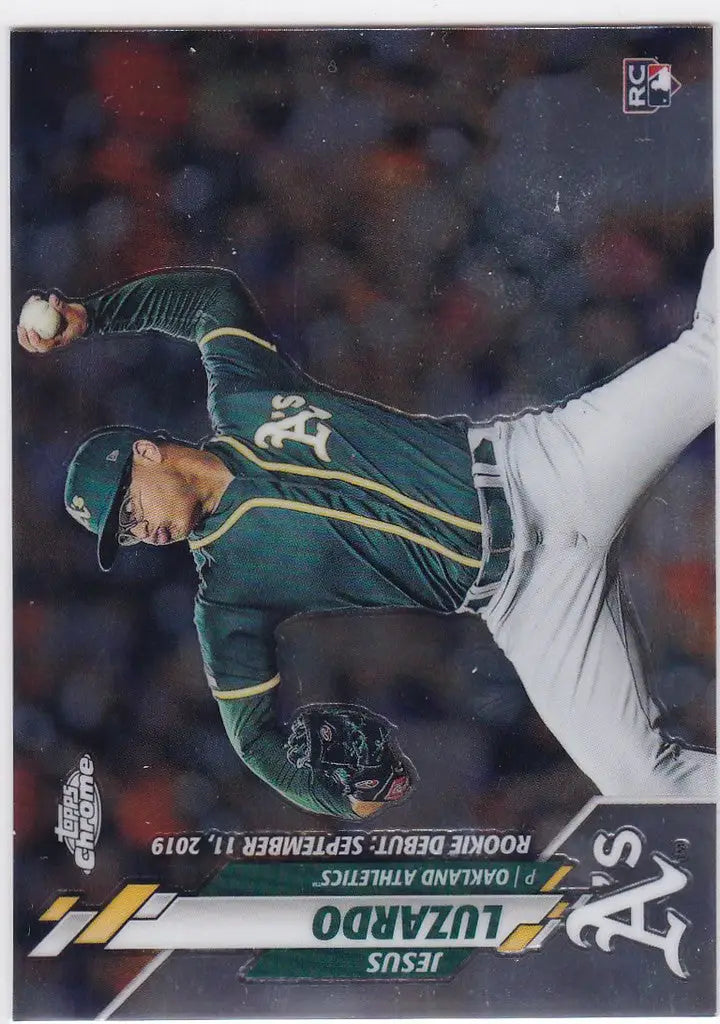 2020 Topps Chrome Update U-56 Jesus Luzardo RC Rookie Oakland Athletics