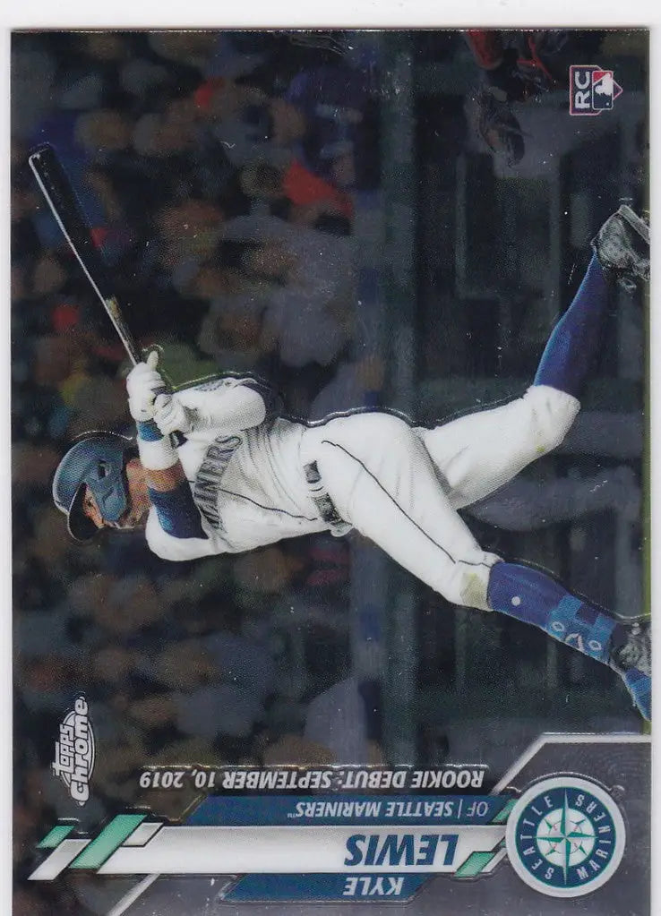 2020 Topps Chrome Update U-59 Kyle Lewis RC Rookie Seattle Mariners
