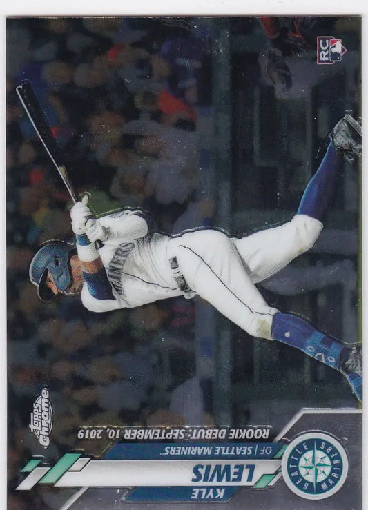 2020 Topps Chrome Update U-59 Kyle Lewis RC Rookie Seattle Mariners