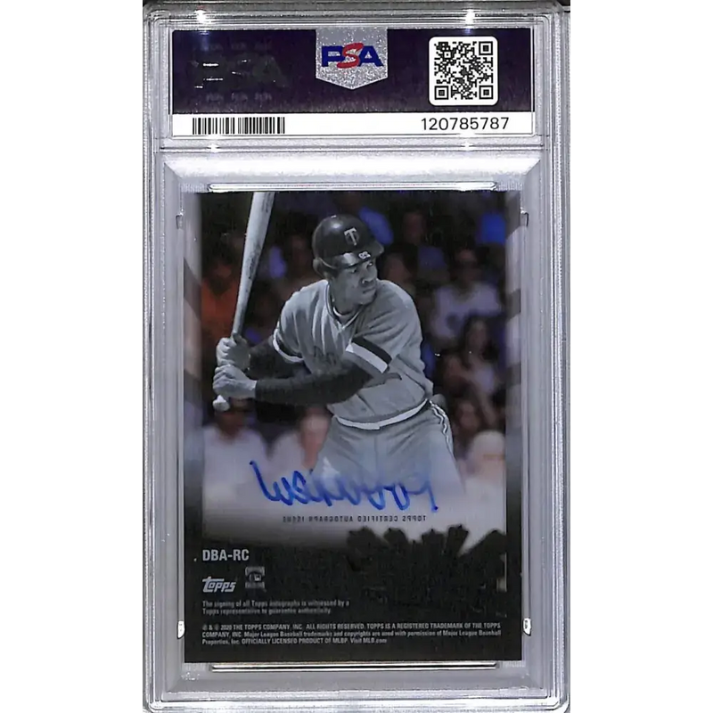 2020 Topps Clearly Authentic Decades’ Best #DBA-RC Rod Carew PSA 8 NM-MT Auto Minnesota Twins - Baseball Card Single