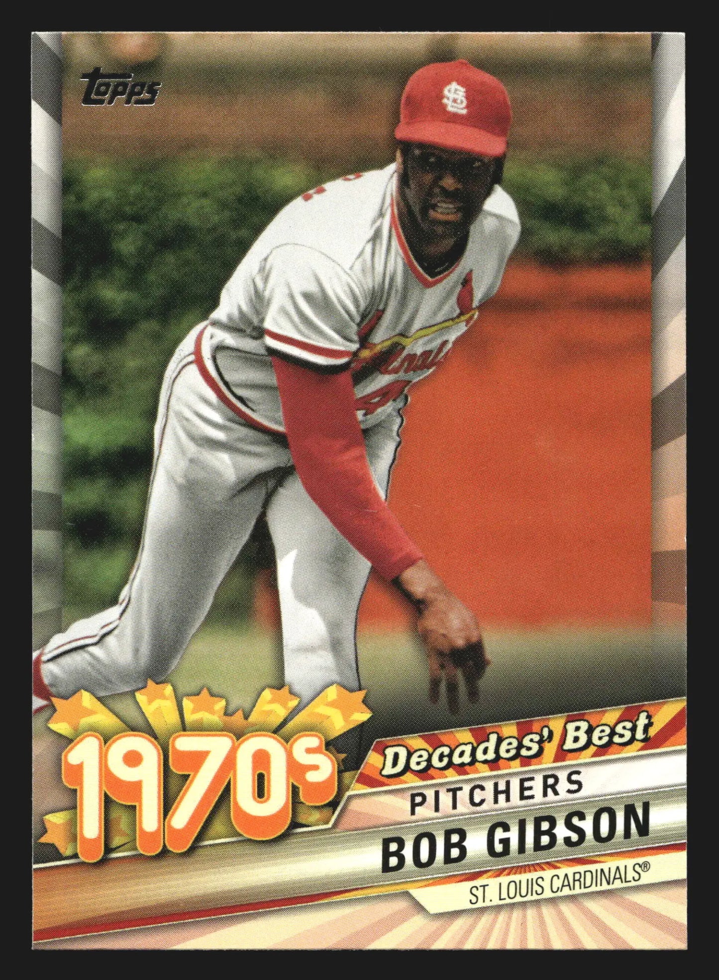 2020 Topps Decades’ Best Bob Gibson #DB-31 HOF St. Louis Cardinals - Baseball Card Single