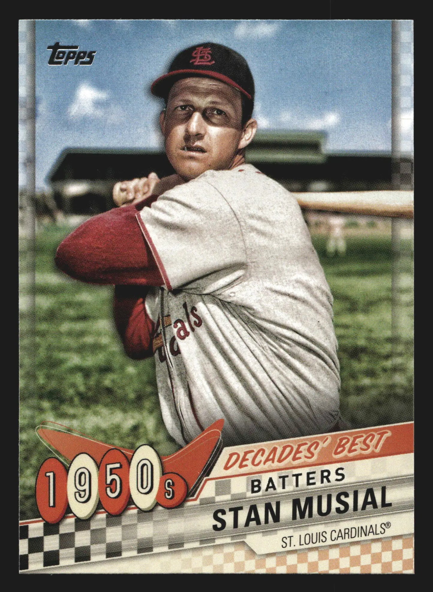 2020 Topps Decades’ Best Stan Musial #DB-15 St. Louis Cardinals HOF - Baseball Card Single