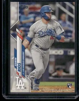 2020 Topps Edwin Rios #681 RC Baseball - Baseball Card Single