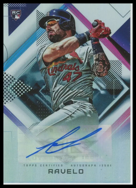 2020 Topps Fire - Autographs Rangel Ravelo FA-RR Auto STL Cardinals Baseball NM - Baseball Card Single