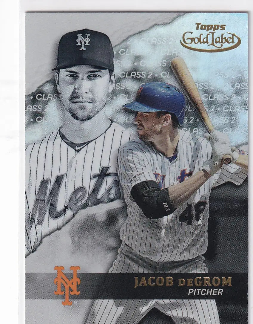 2020 TOPPS GOLD LABEL #56 JACOB DEGROM- NEW YORK METS - Baseball Card Single