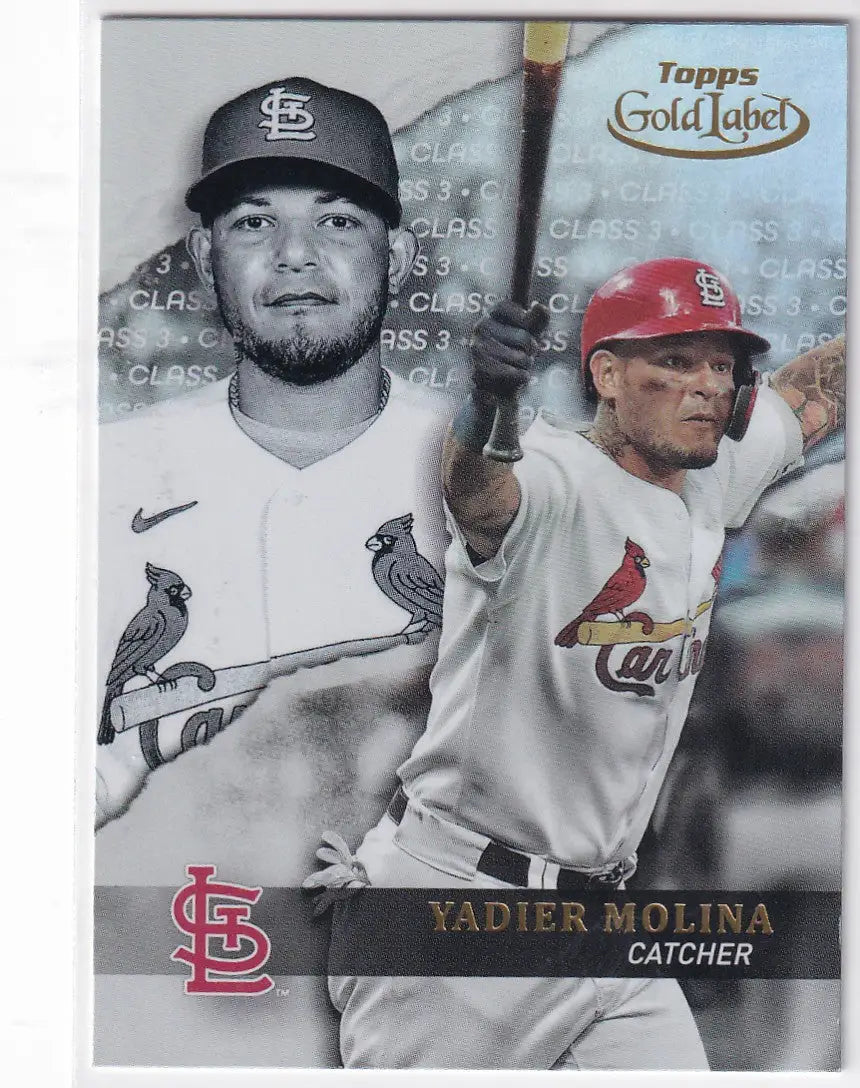 2020 TOPPS GOLD LABEL #89 YAIDER MOLINA- ST LOUIS CARDINALS - Baseball Card Single