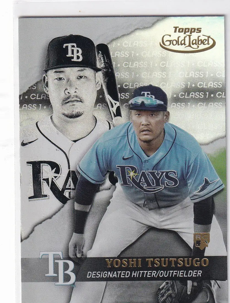 2020 TOPPS GOLD LABEL #90 YOSHI TSUTSUGO- TAMPA BAY RAYS - Baseball Card Single