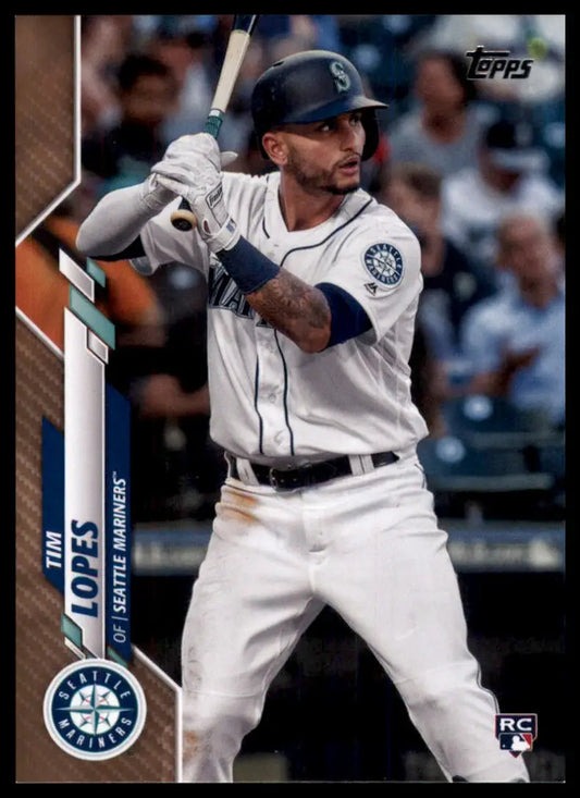 2020 Topps - Gold Tim Lopes 654 /2020 Seattle Mariners Baseball NM - Baseball Card Single