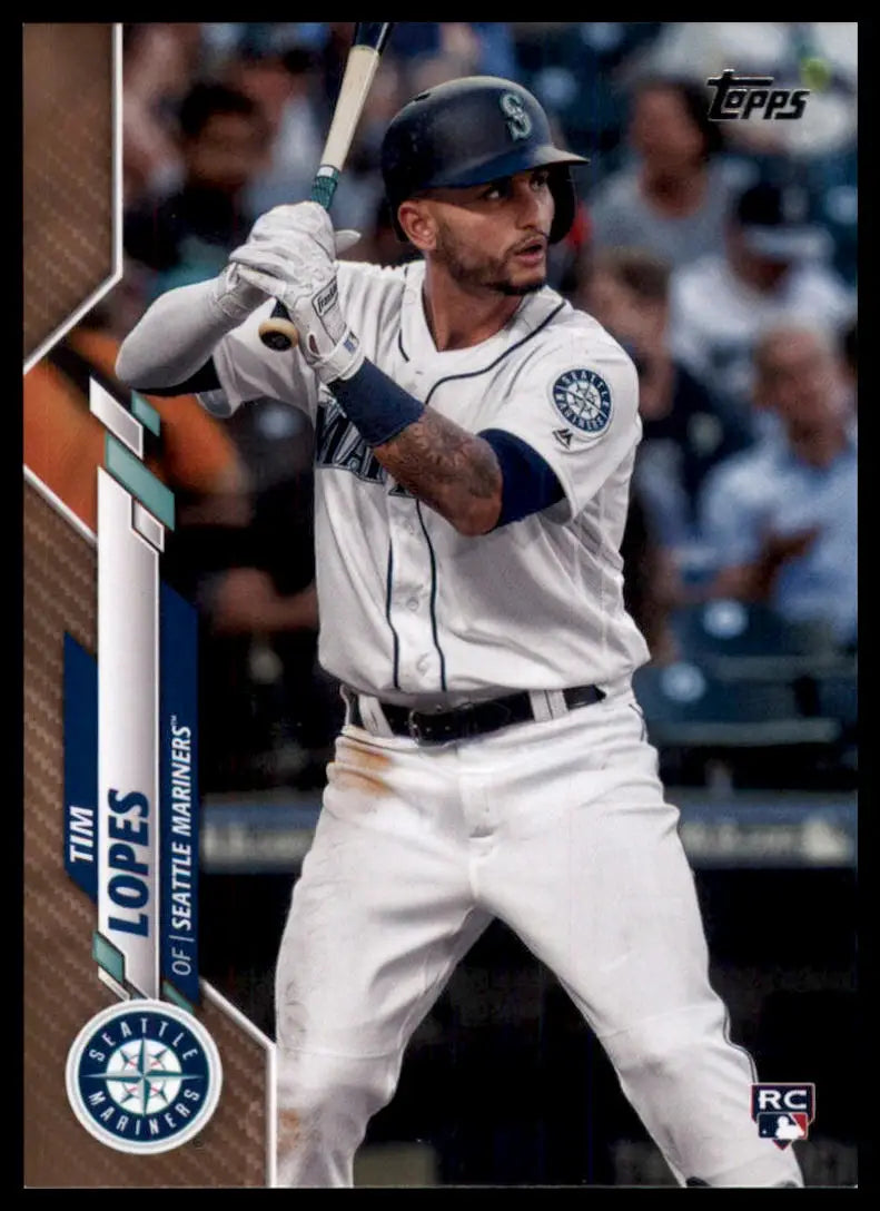 2020 Topps - Gold Tim Lopes 654 /2020 Seattle Mariners Baseball NM - Baseball Card Single
