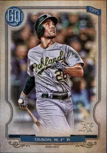 2020 Topps Gypsy Queen #4 Matt Olson NM-MT Athletics - Baseball Card Single