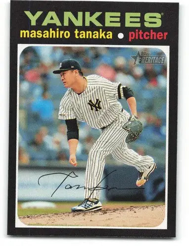 2020 Topps Heritage #303 Masahiro Tanaka NM-MT Yankees ID:26083 - Baseball Card Single