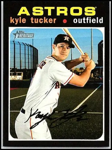 2020 Topps Heritage #45 Kyle Tucker NM-MT Astros ID:26038 - Baseball Card Single