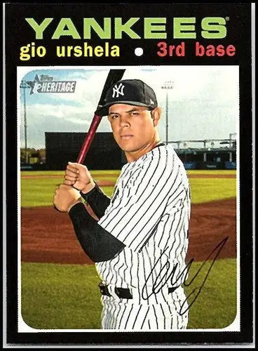 2020 Topps Heritage #8 Gio Urshela NM-MT Yankees - Baseball Card Single