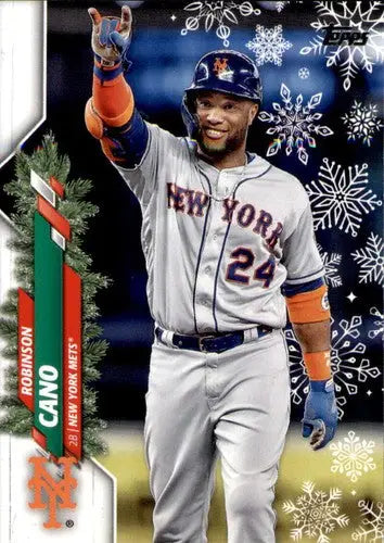 2020 Topps Holiday #HW106 Robinson Cano NM-MT Mets ID:48011 - Baseball Card Single