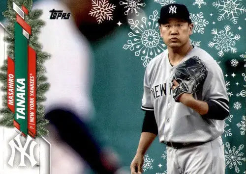 2020 Topps Holiday HW172 Masahiro Tanaka baseball card Yankees NM-MT image