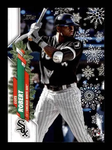 Original gloss HW2 Luis Robert Topp’s Holiday 2020 baseball card rookie item