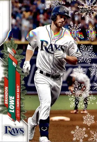 2020 Topps Holiday #HW41 Brandon Lowe NM-MT Rays ID:47854 - Baseball Card Single