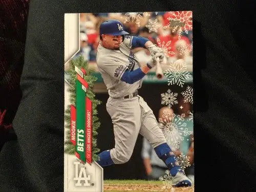 2020 Topps Holiday #HW89 Mookie Betts NM-MT Dodgers ID:47858 - Baseball Card Single