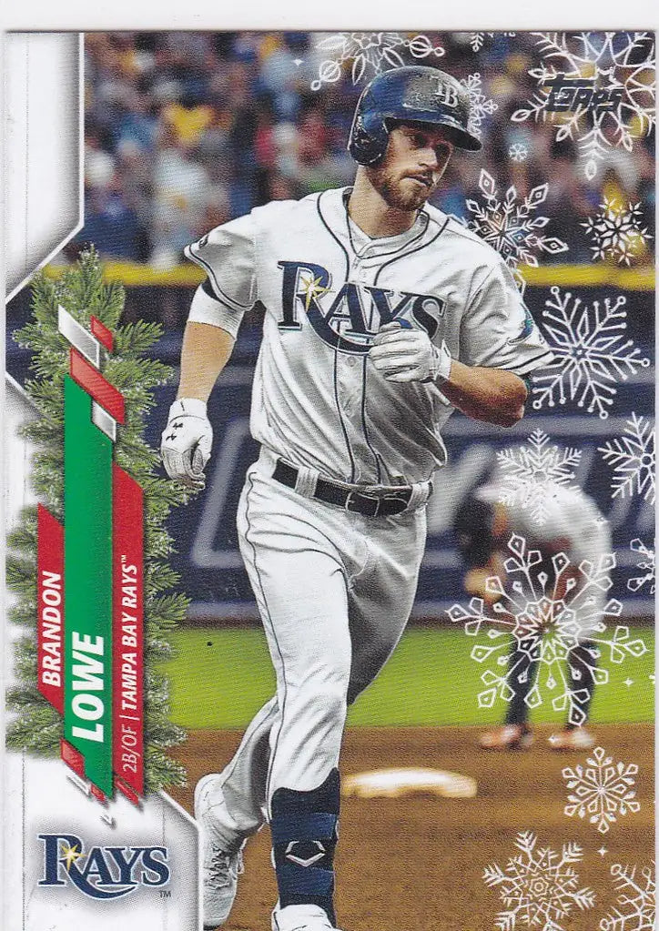 2020 Topps Holiday Snowflake #HW41 Brandon Lowe Tampa Bay Rays