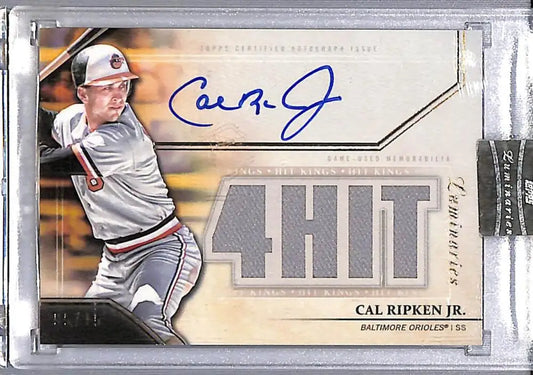 2020 Topps Luminaries Hit Kings #HKAR-CRJ Cal Ripken Jr. NM-MT MEM Auto 5/15 Baltimore Orioles - Baseball Card Single