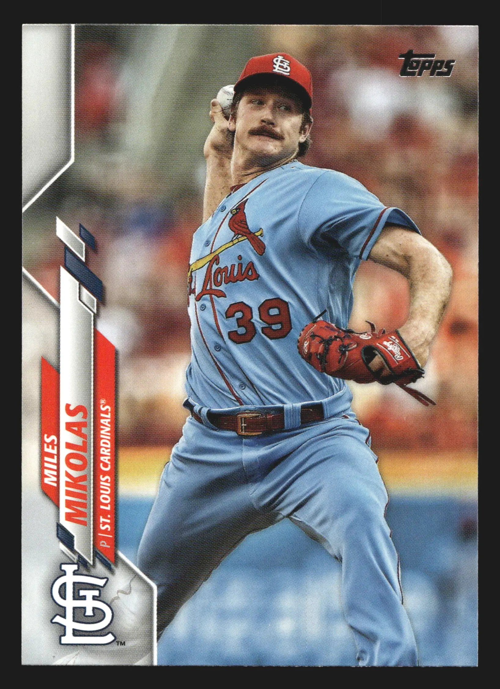2020 Topps Miles Mikolas #13 St. Louis Cardinals - Baseball Card Single