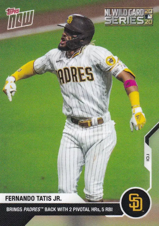 2020 TOPPS NOW #353 FERNANDO TATIS JR SAN DIEGO PADRES - Baseball Card Single