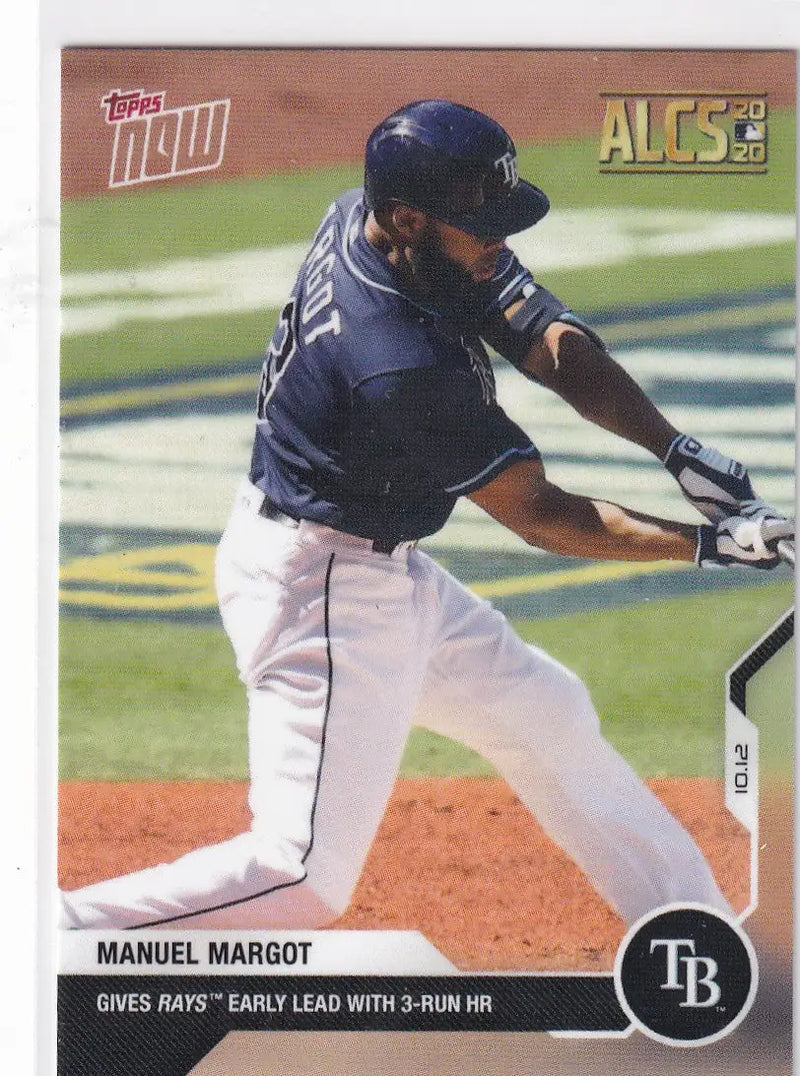 2020 TOPPS NOW #402 MANUEL MARGOT ALC- TAMPA BAY RAYS - Baseball Card Single