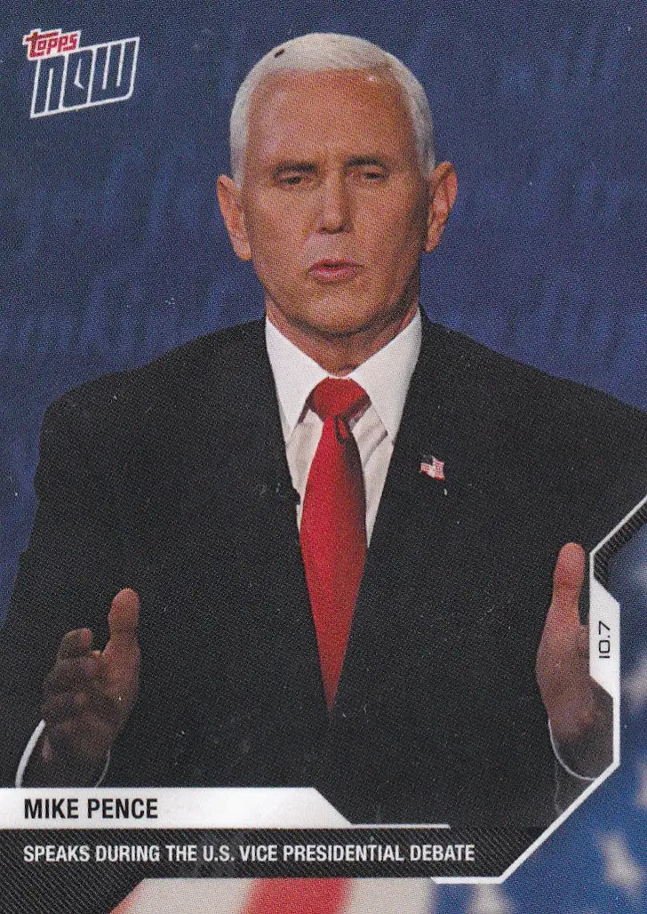 2020 TOPPS NOW #6 MIKE PENCE- PRESIDENTIL DEBATE - Other
