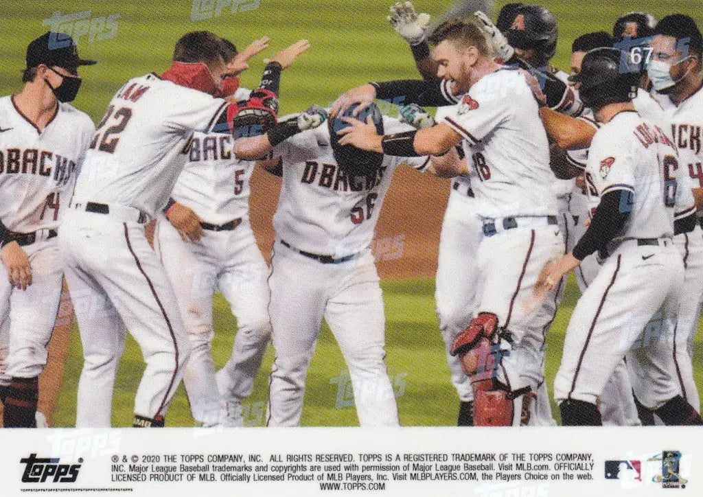 2020 TOPPS NOW #67 KOLE CALHOUN- ARIZONA DIAMONDBACKS