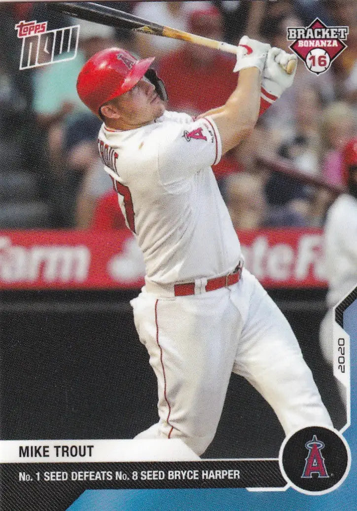 2020 TOPPS NOW BRACKET BONANZA #BB2-1 MIKE TROUT- ANGELS - Baseball Card Single