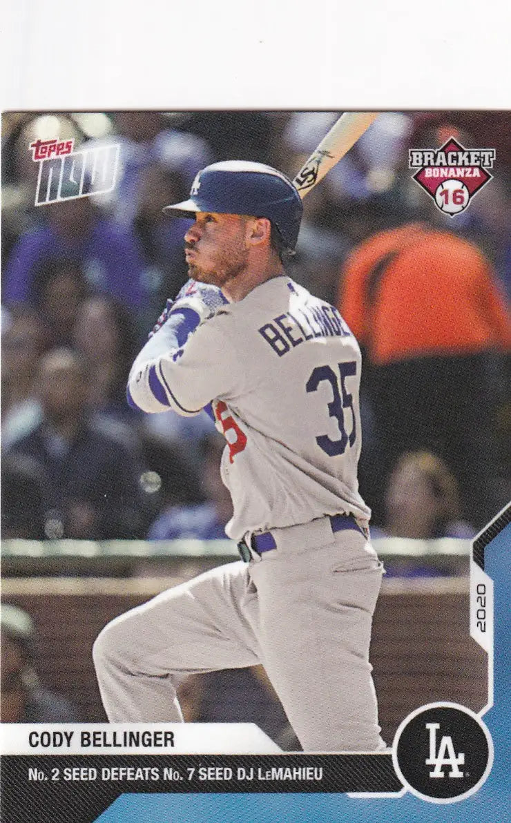 2020 TOPPS NOW BRACKET BONANZA #BB2-2 CODY BELLINGER- LOS ANGELES DODGERS - Baseball Card Single