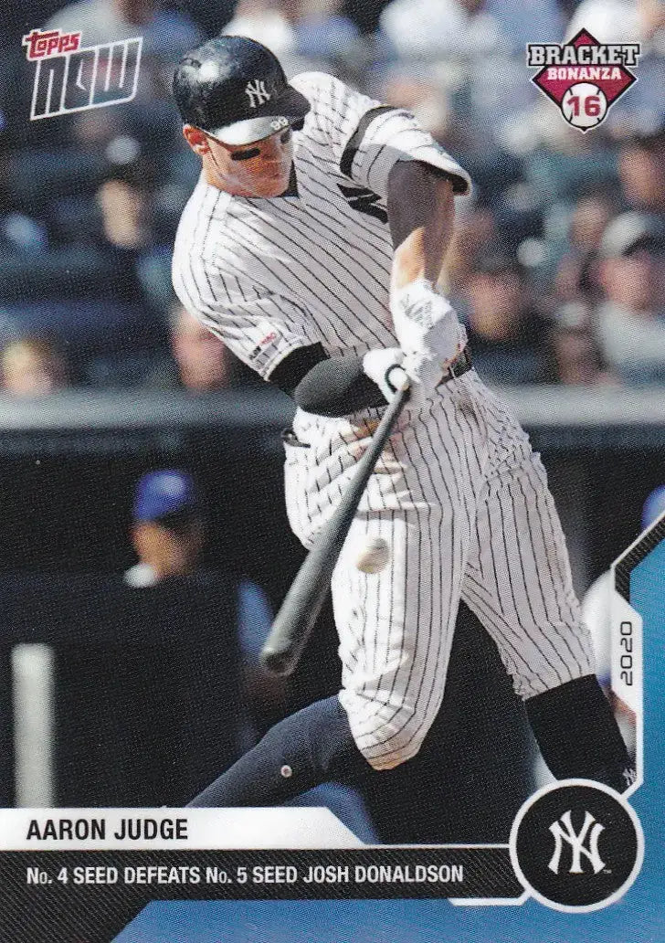 2020 TOPPS NOW BRACKET BONANZA #BB2-7 AARON JUDGE- NEW YORK YANKEES - Baseball Card Single
