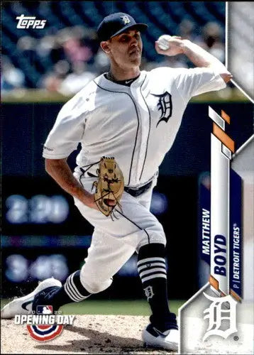 2020 Topps Opening Day #104 Matthew Boyd NM-MT Tigers - Baseball Card Single