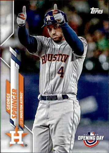 2020 Topps Opening Day #146 George Springer NM-MT Astros ID:26802 - Baseball Card Single